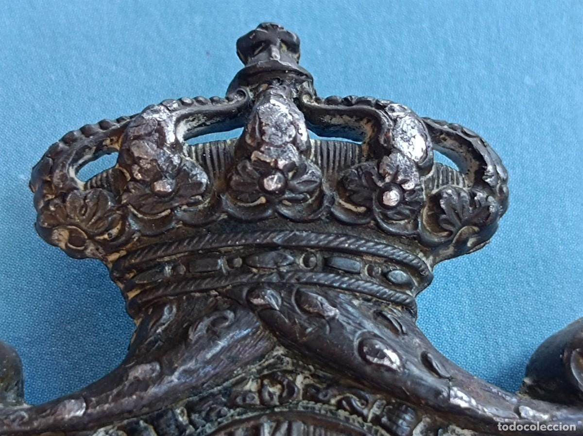 Antig&uuml;edades: ESCUDO DE ARMAS DE ALFONSO XIII - Foto 5