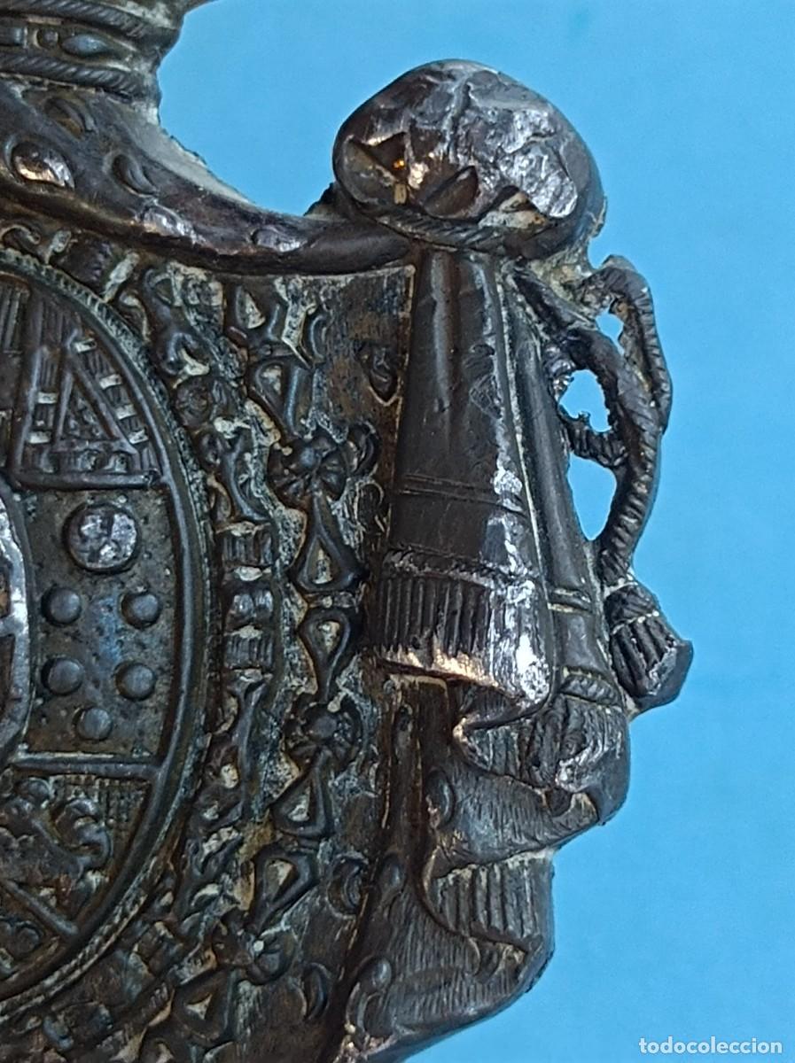 Antig&uuml;edades: ESCUDO DE ARMAS DE ALFONSO XIII - Foto 10