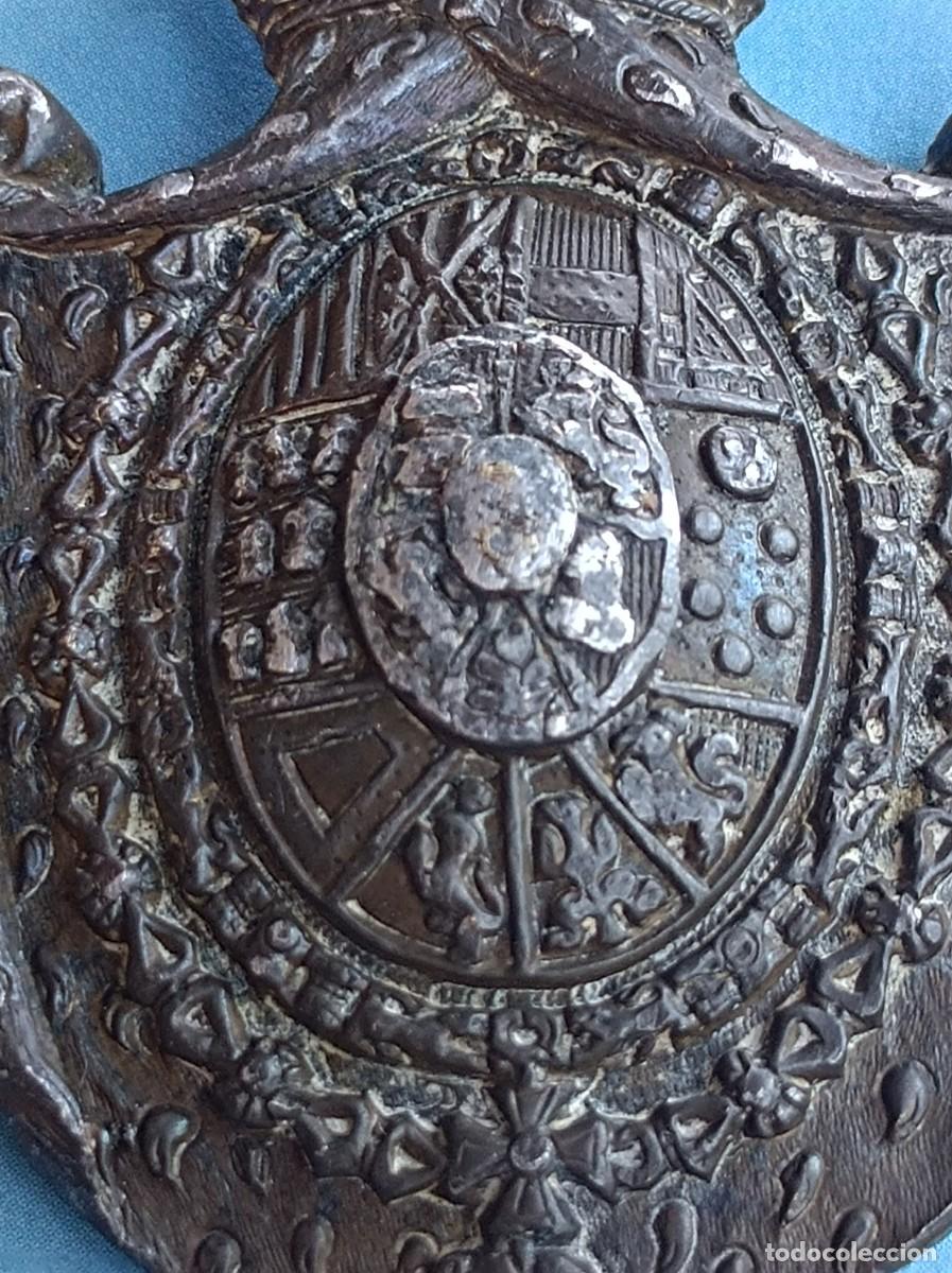 Antig&uuml;edades: ESCUDO DE ARMAS DE ALFONSO XIII - Foto 11