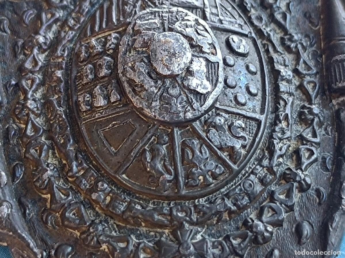 Antig&uuml;edades: ESCUDO DE ARMAS DE ALFONSO XIII - Foto 13