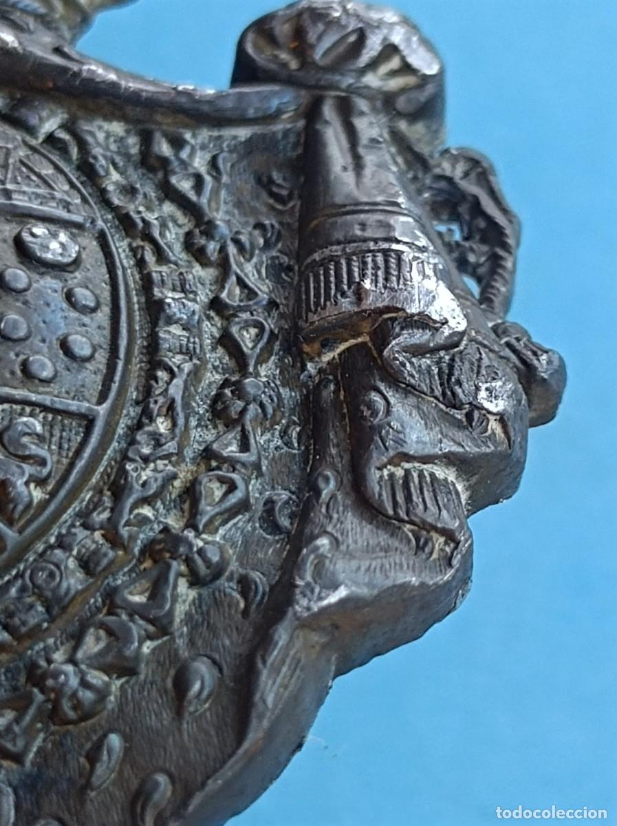 Antig&uuml;edades: ESCUDO DE ARMAS DE ALFONSO XIII - Foto 18