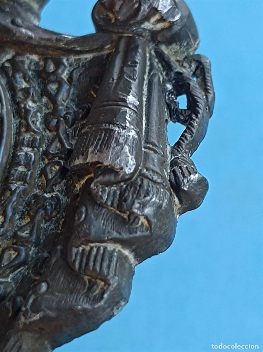 Antig&uuml;edades: ESCUDO DE ARMAS DE ALFONSO XIII - Foto 19