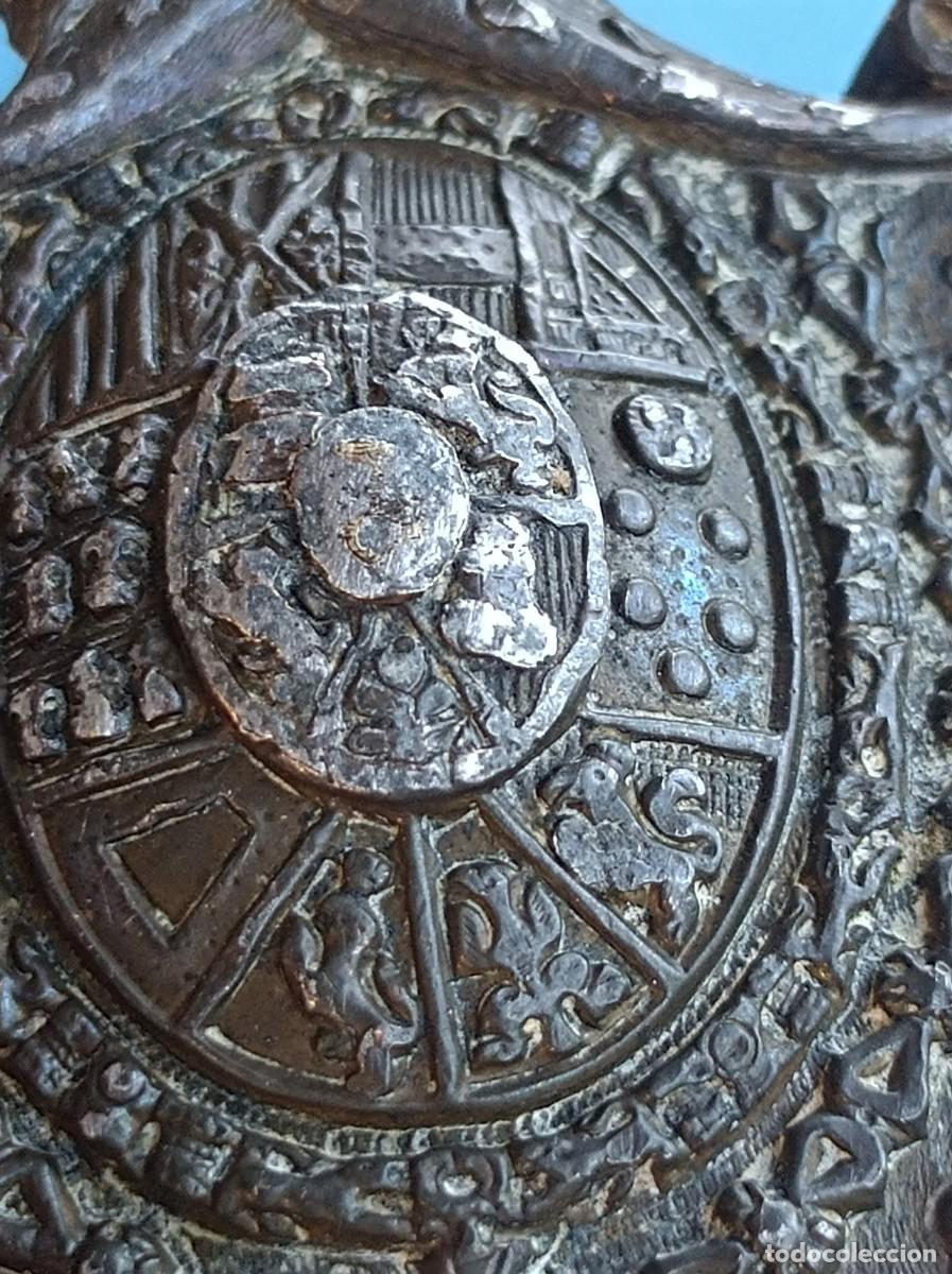 Antig&uuml;edades: ESCUDO DE ARMAS DE ALFONSO XIII - Foto 20