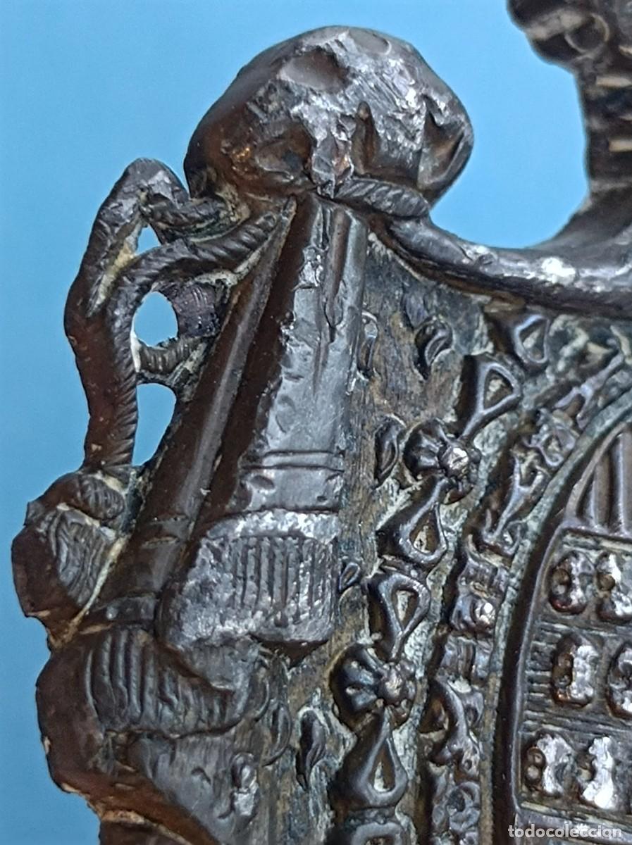 Antig&uuml;edades: ESCUDO DE ARMAS DE ALFONSO XIII - Foto 22