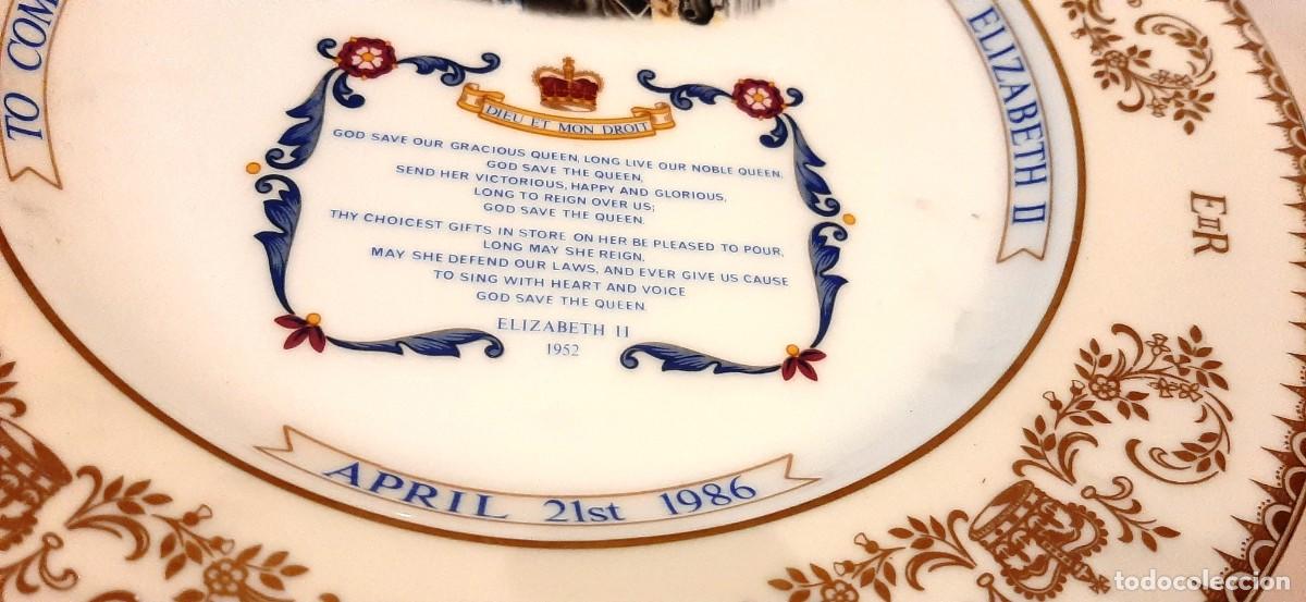 Antig&uuml;edades: Plato 60 cumplea&ntilde;os Isabel II - Foto 4