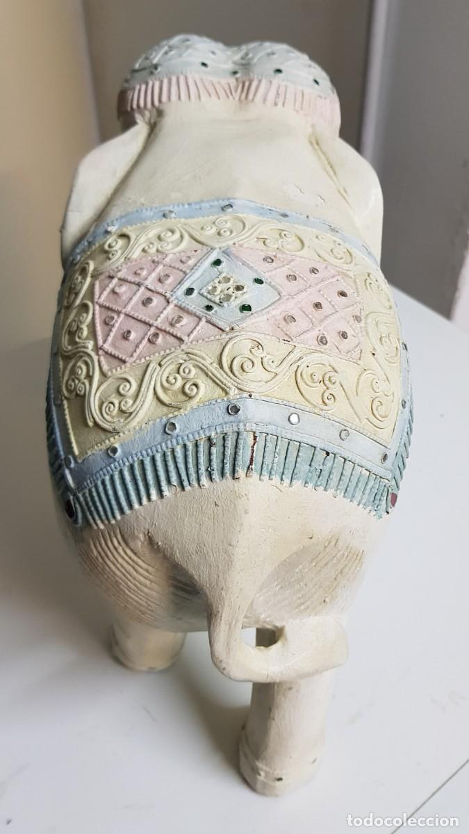Antig&uuml;edades: Figura de Elefante en madera - Foto 5
