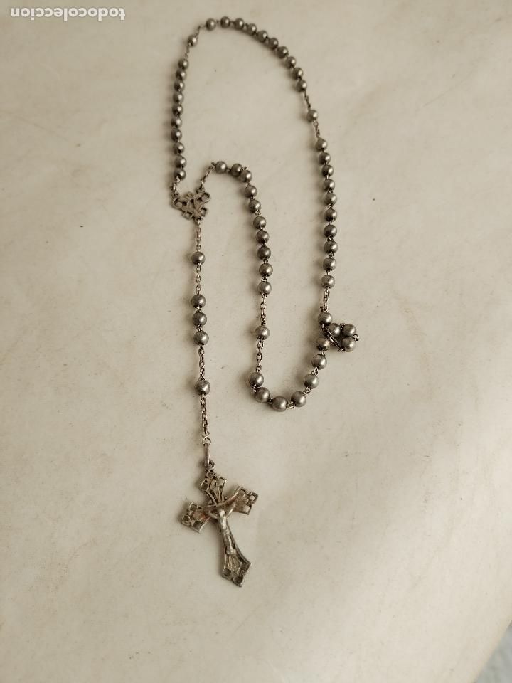 Antig&uuml;edades: rosario en plata de ley - Foto 6