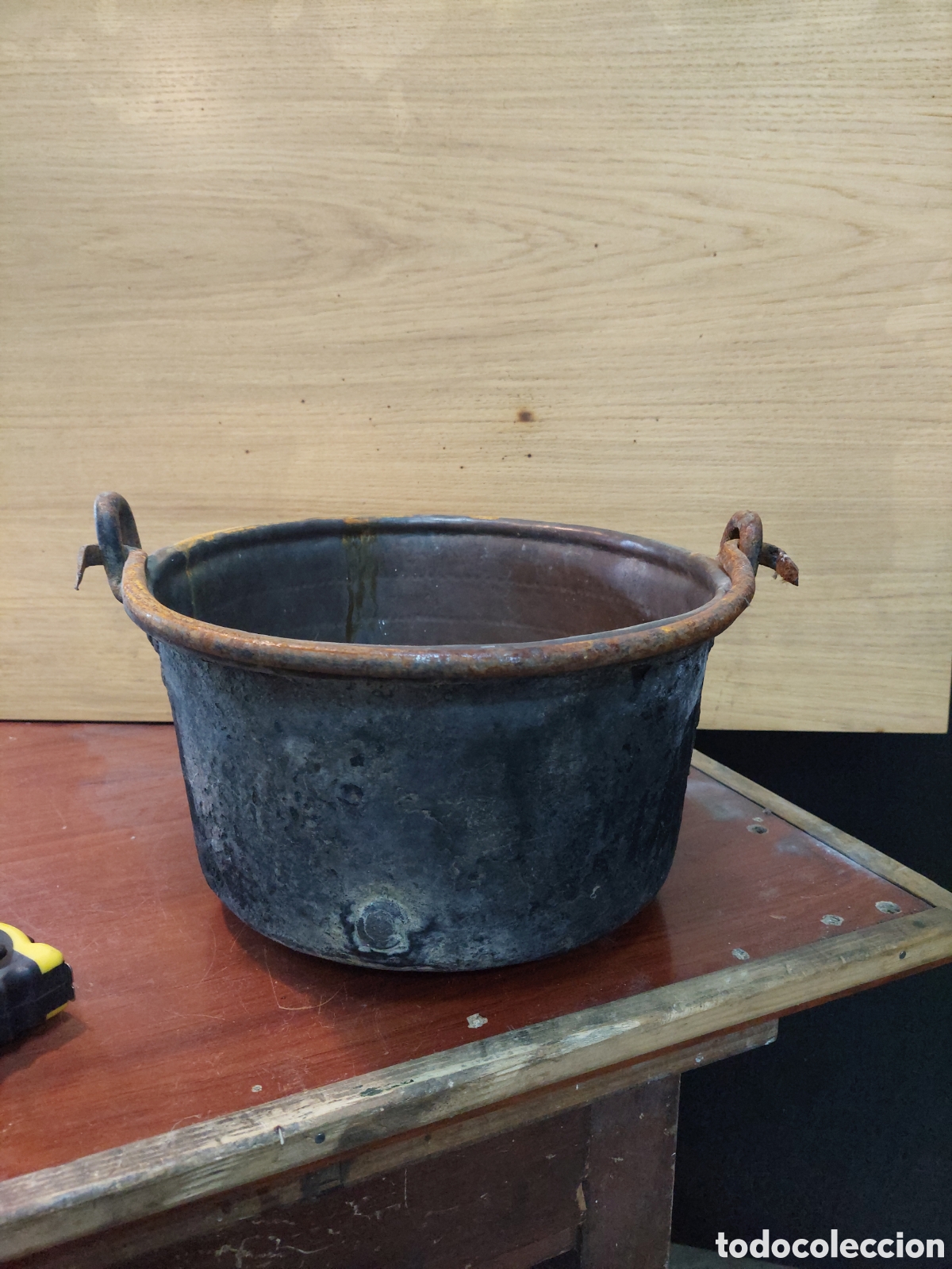 Antig&uuml;edades: Pote de cobre antiguo - Foto 2