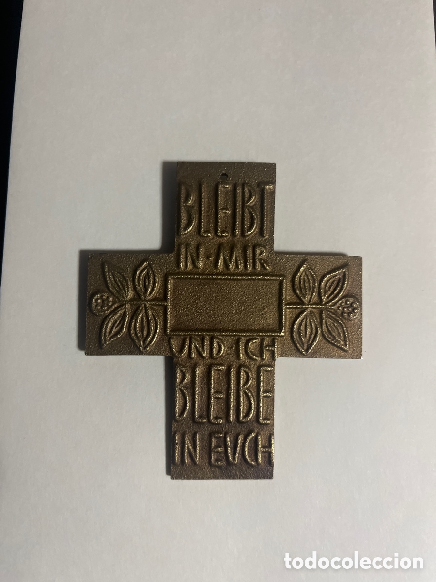 Antig&uuml;edades: Cruz -bronce fundido - Foto 2