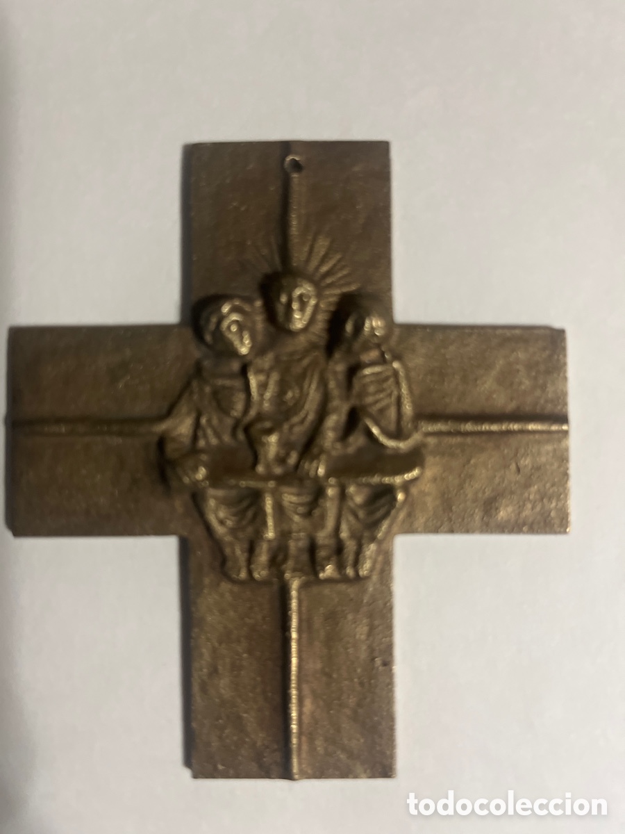 Antig&uuml;edades: Cruz -bronce fundido - Foto 3