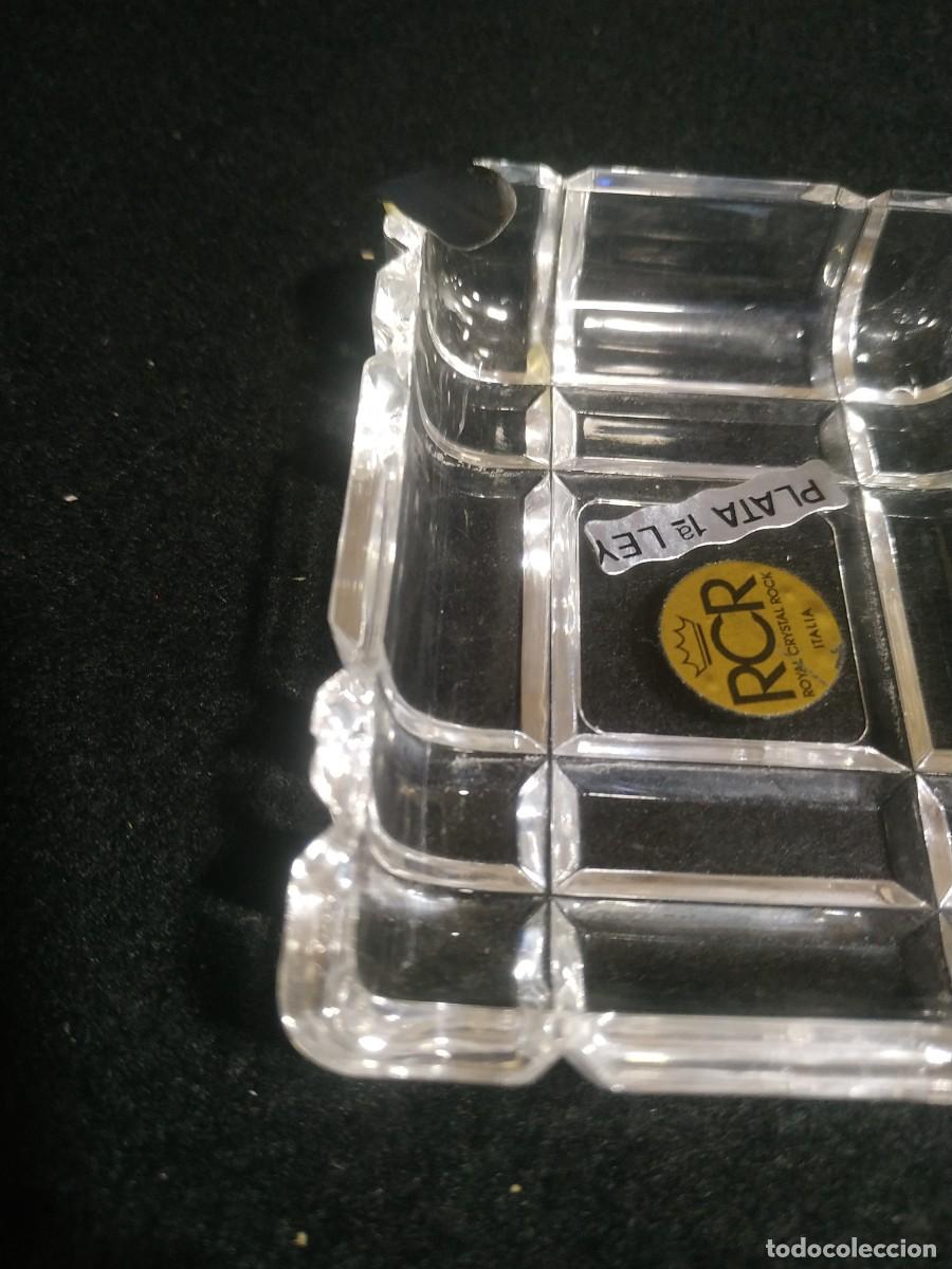 Antig&uuml;edades: CENICERO CRISTAL Y PLATA - Foto 3