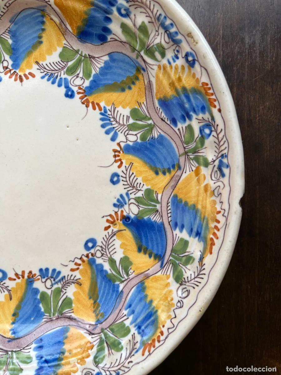 Antig&uuml;edades: Excelente plato de manises S.XIX. A4 - Foto 4