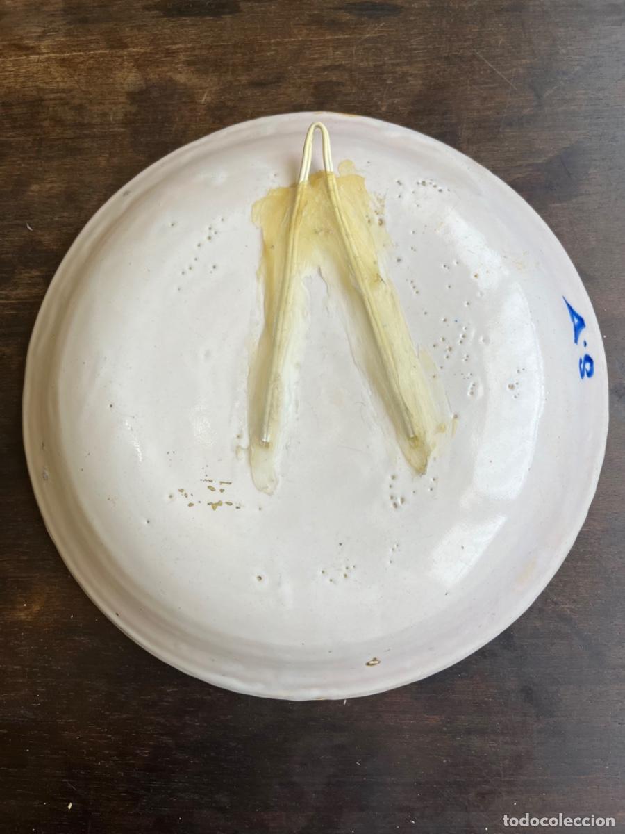 Antig&uuml;edades: Excelente plato de manises S.XIX. A4 - Foto 5