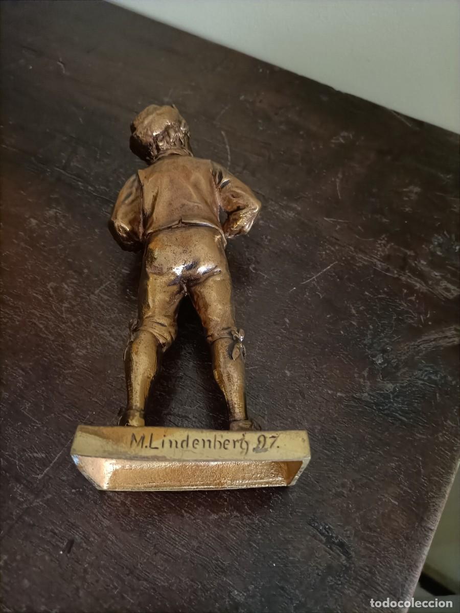 Antig&uuml;edades: PAREJA DE BRONCES DE MAX LINDENBERG (1.873-1.910) - Foto 6