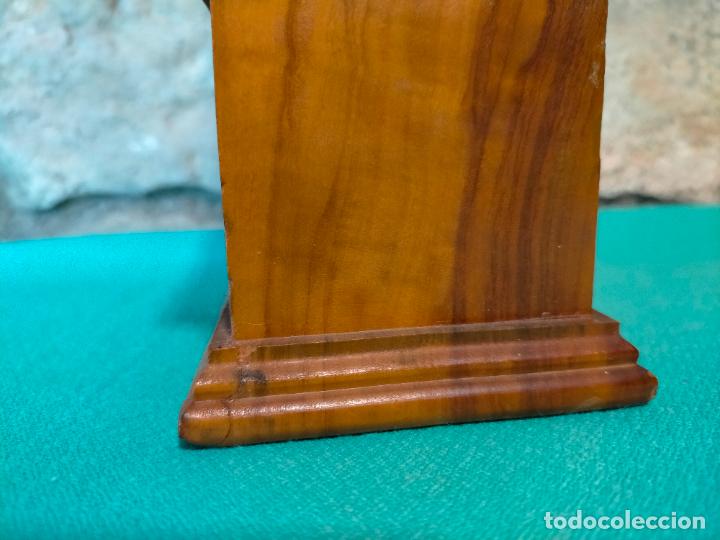 Antig&uuml;edades: Escultura de madera tallada de torre rectangular torreta - Foto 6