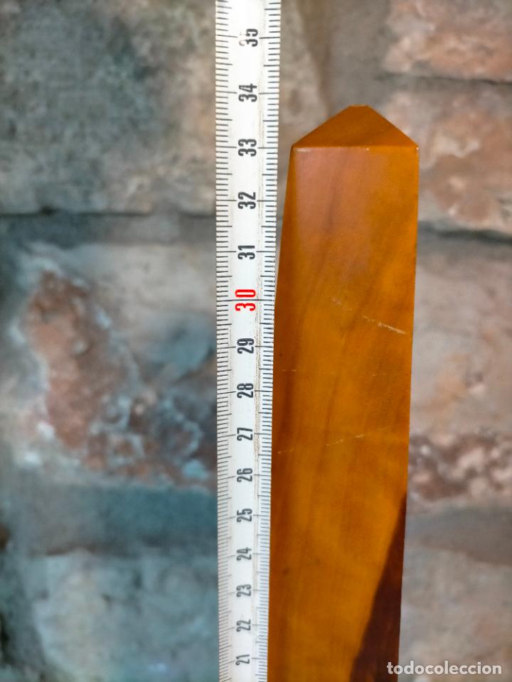 Antig&uuml;edades: Escultura de madera tallada de torre rectangular torreta - Foto 9