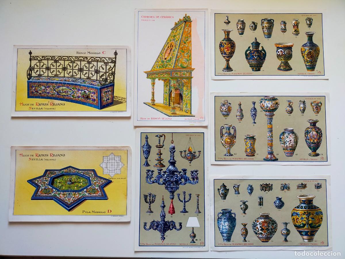 Antiques: VIUDA E HIJOS DE RAMOS REJANO - LAMINAS DE MUESTRARIOS - SAN JACINTO, Triana (SEVILLA)