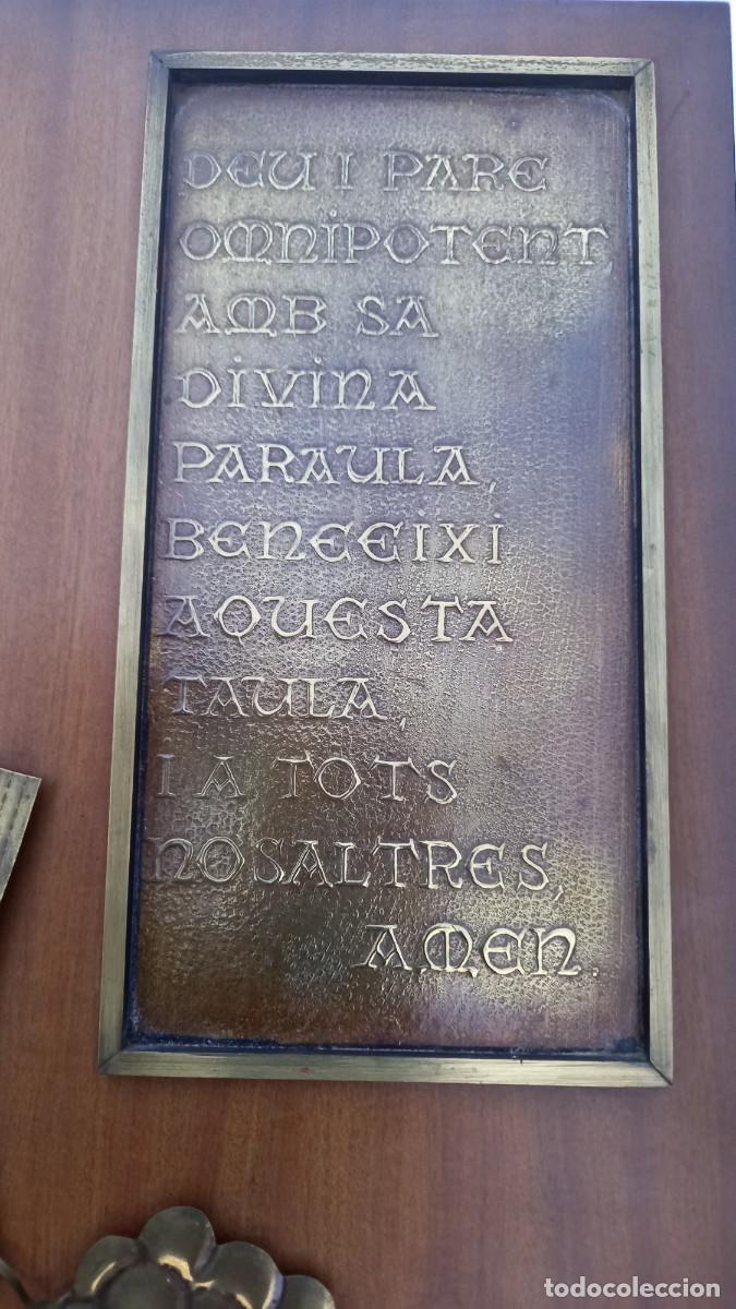Antig&uuml;edades: ANTIGUA BENDICI&Oacute;N DE MESA. - Foto 2