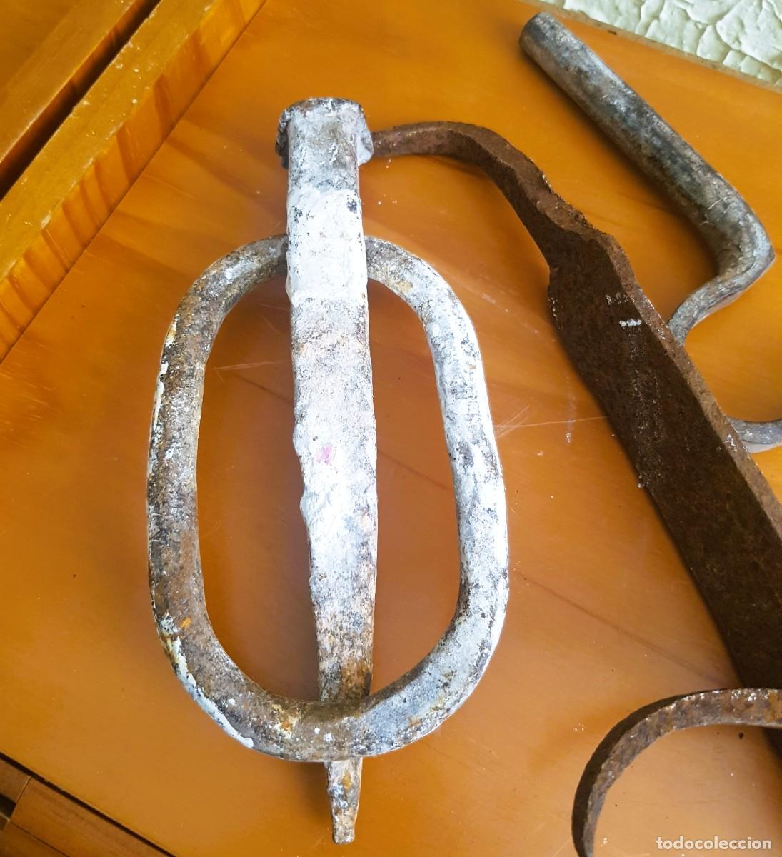 Antig&uuml;edades: LOTE DE 3 UTENSILIOS EN FORJA - Foto 3