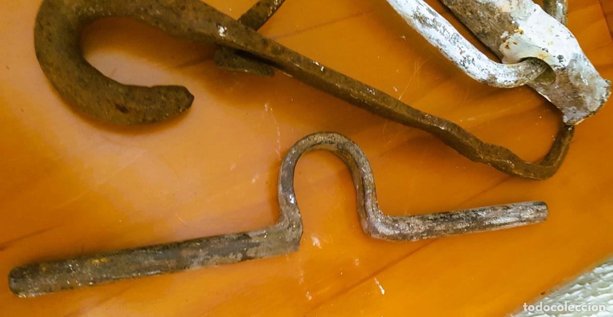 Antig&uuml;edades: LOTE DE 3 UTENSILIOS EN FORJA - Foto 4