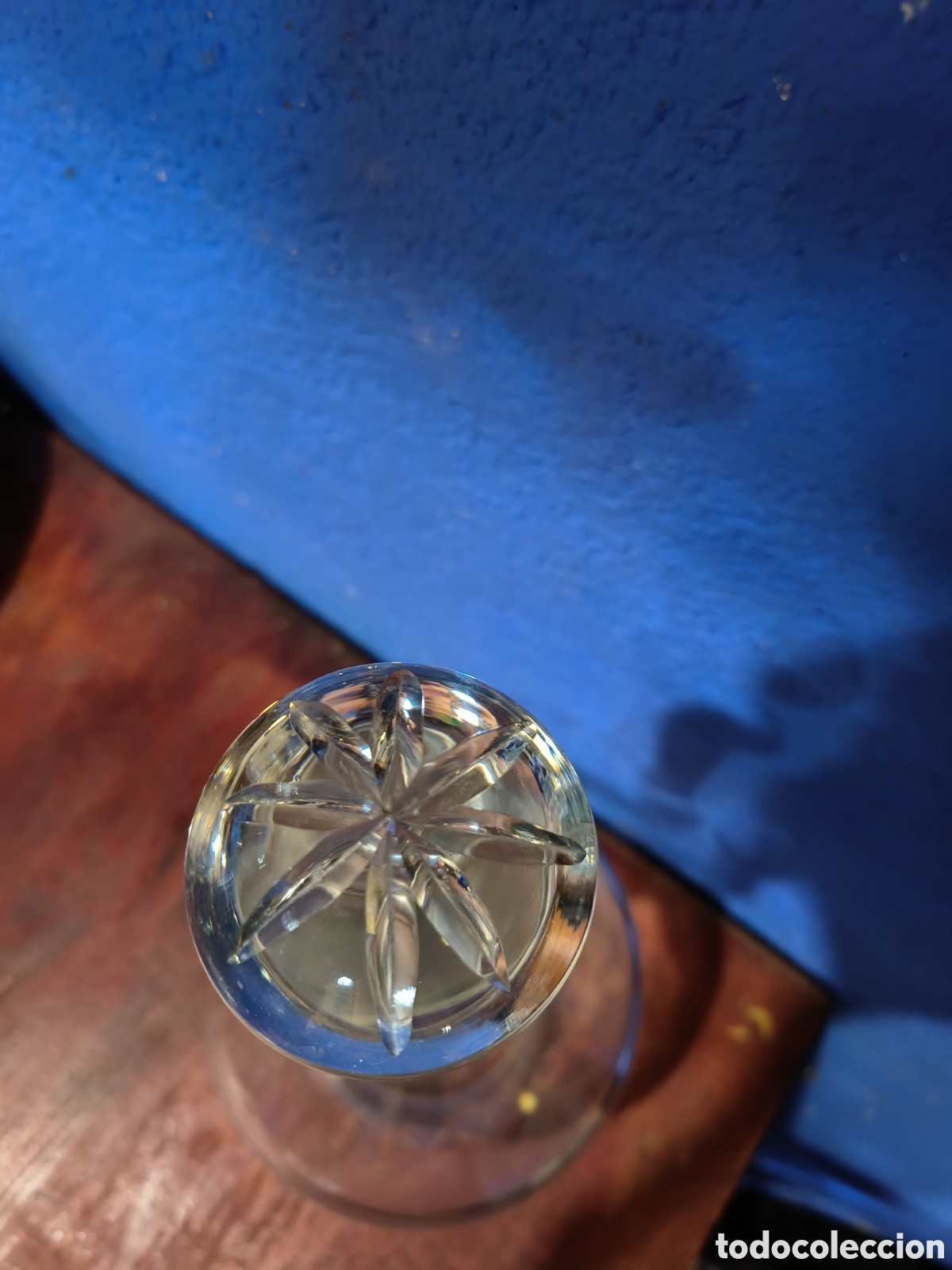 Antig&uuml;edades: Licorera cristal tallado - Foto 2