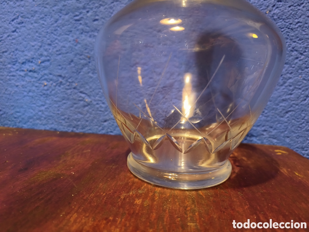 Antig&uuml;edades: Licorera cristal tallado - Foto 3
