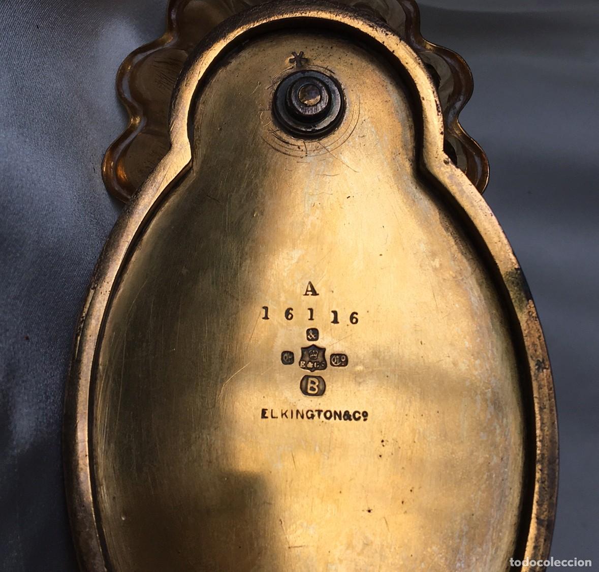 Antig&uuml;edades: Salero elkington & Co - Foto 6