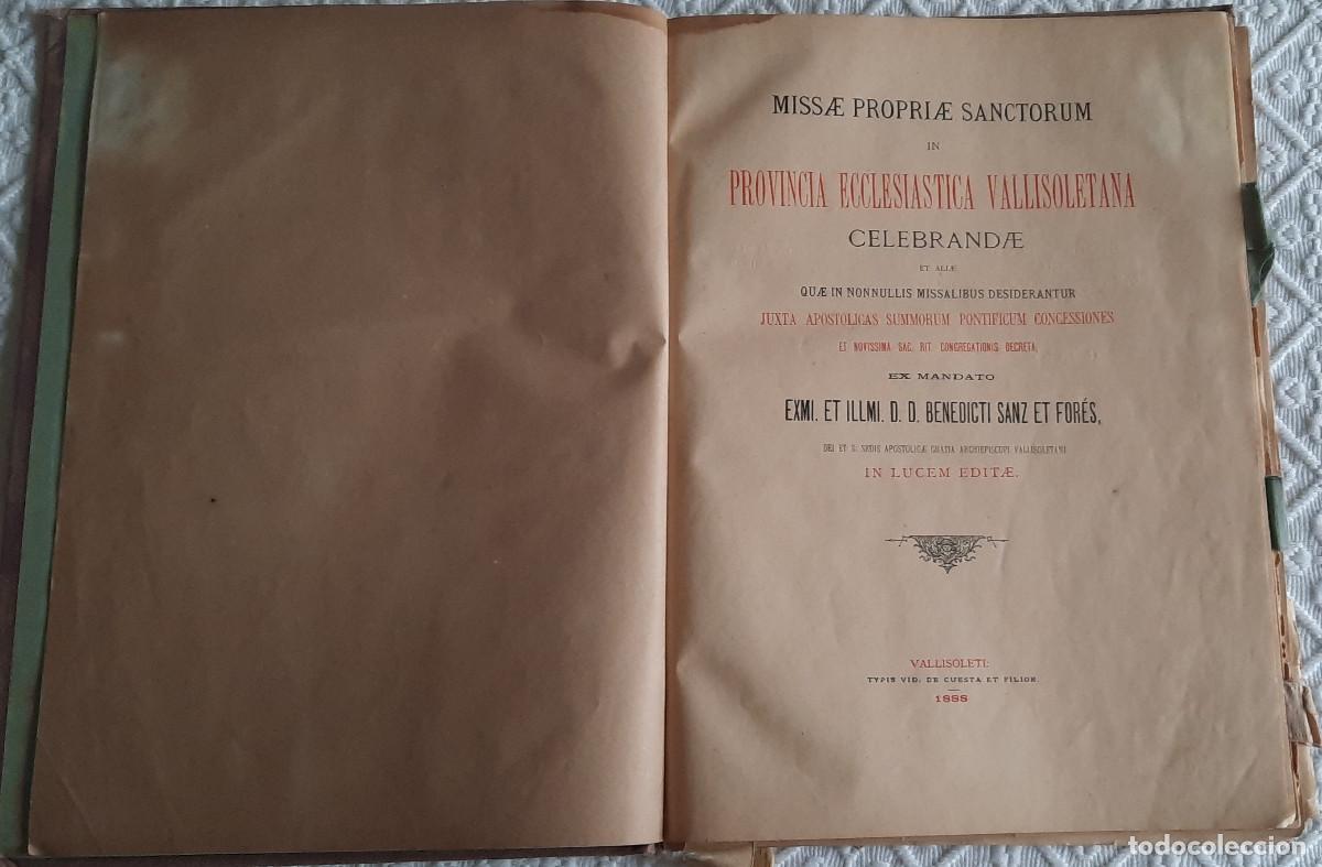 Antig&uuml;edades: Misal a&ntilde;o 1888 - Foto 2