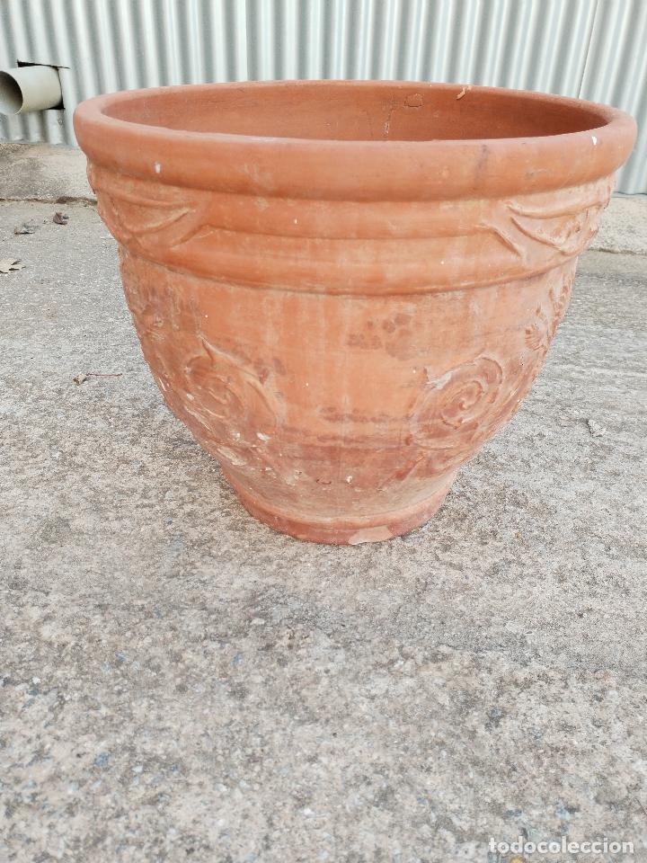 Antig&uuml;edades: macetero ceramica terracota - Foto 4