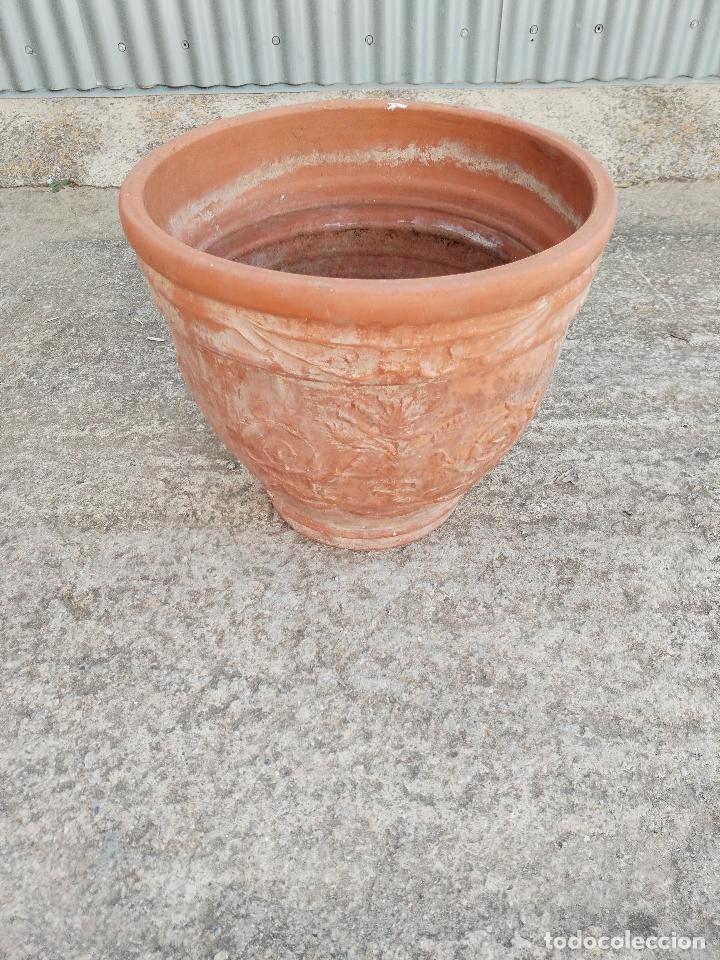 Antig&uuml;edades: macetero ceramica terracota - Foto 7