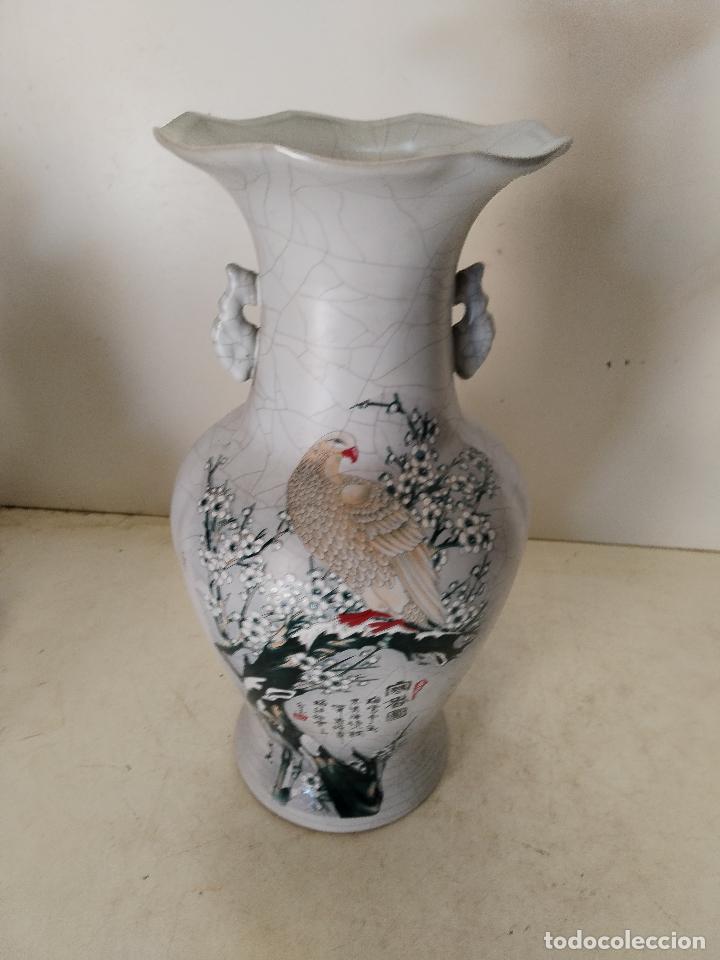 Antig&uuml;edades: jarron chino con pajaro - Foto 6