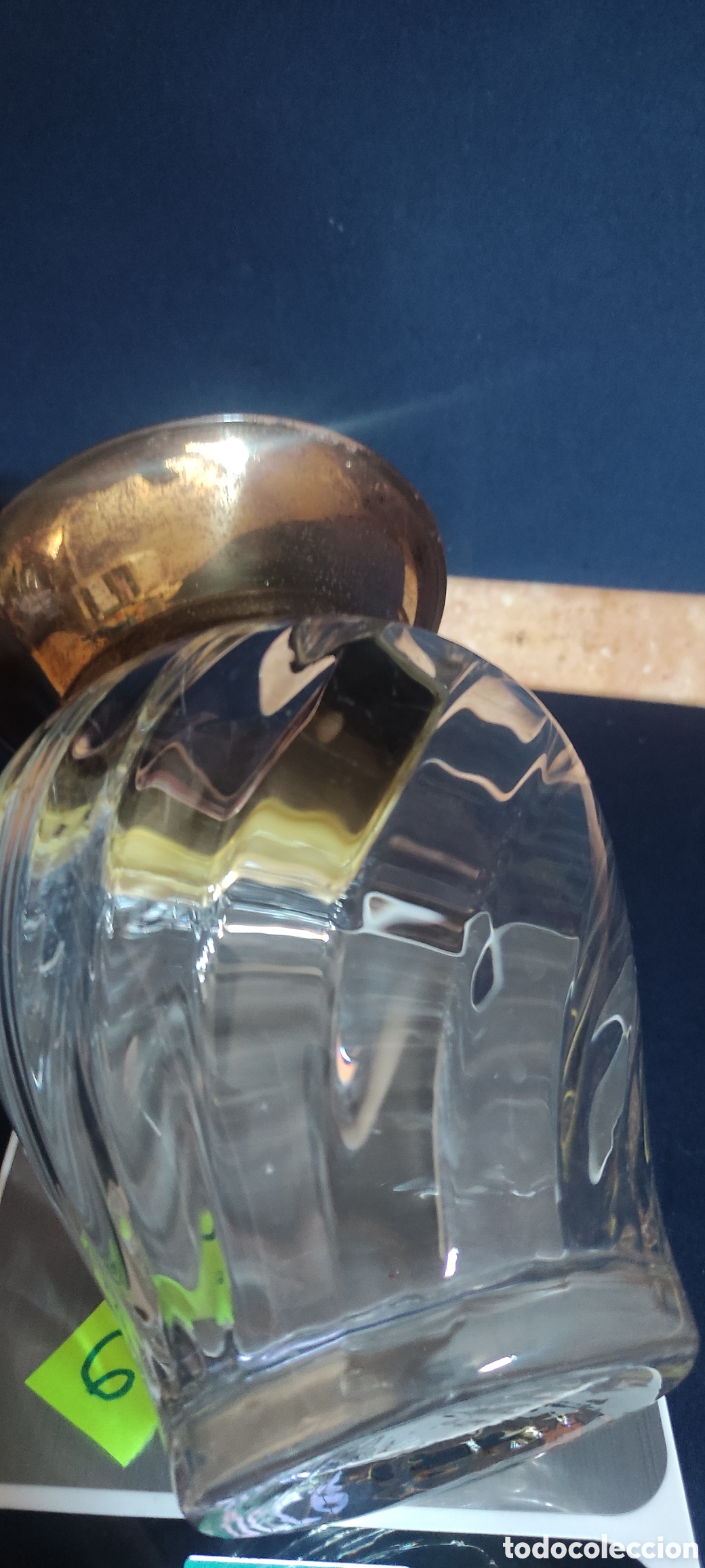 Antig&uuml;edades: JARRON DE CRISTAL TALLADO - Foto 5