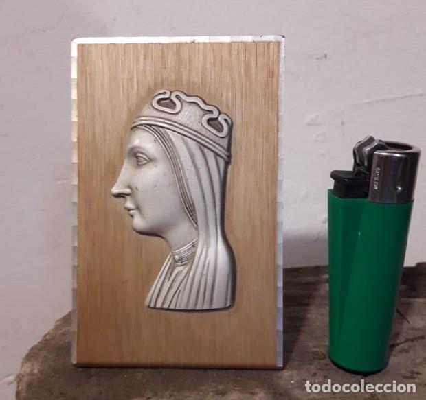 Antig&uuml;edades: Virgen de Montserrat, Moreneta, aluminio - Foto 2