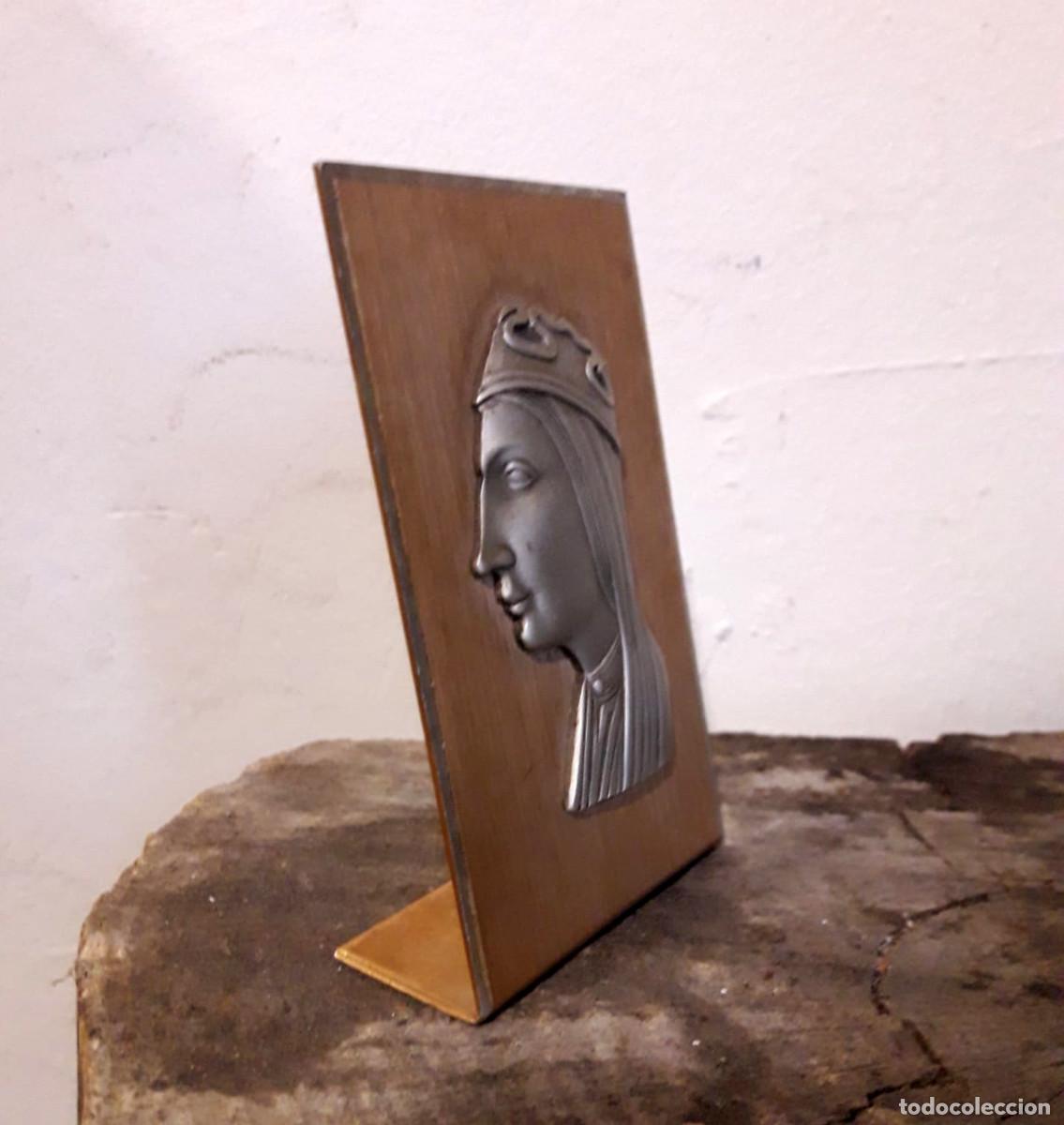 Antig&uuml;edades: Virgen de Montserrat, Moreneta, aluminio - Foto 4