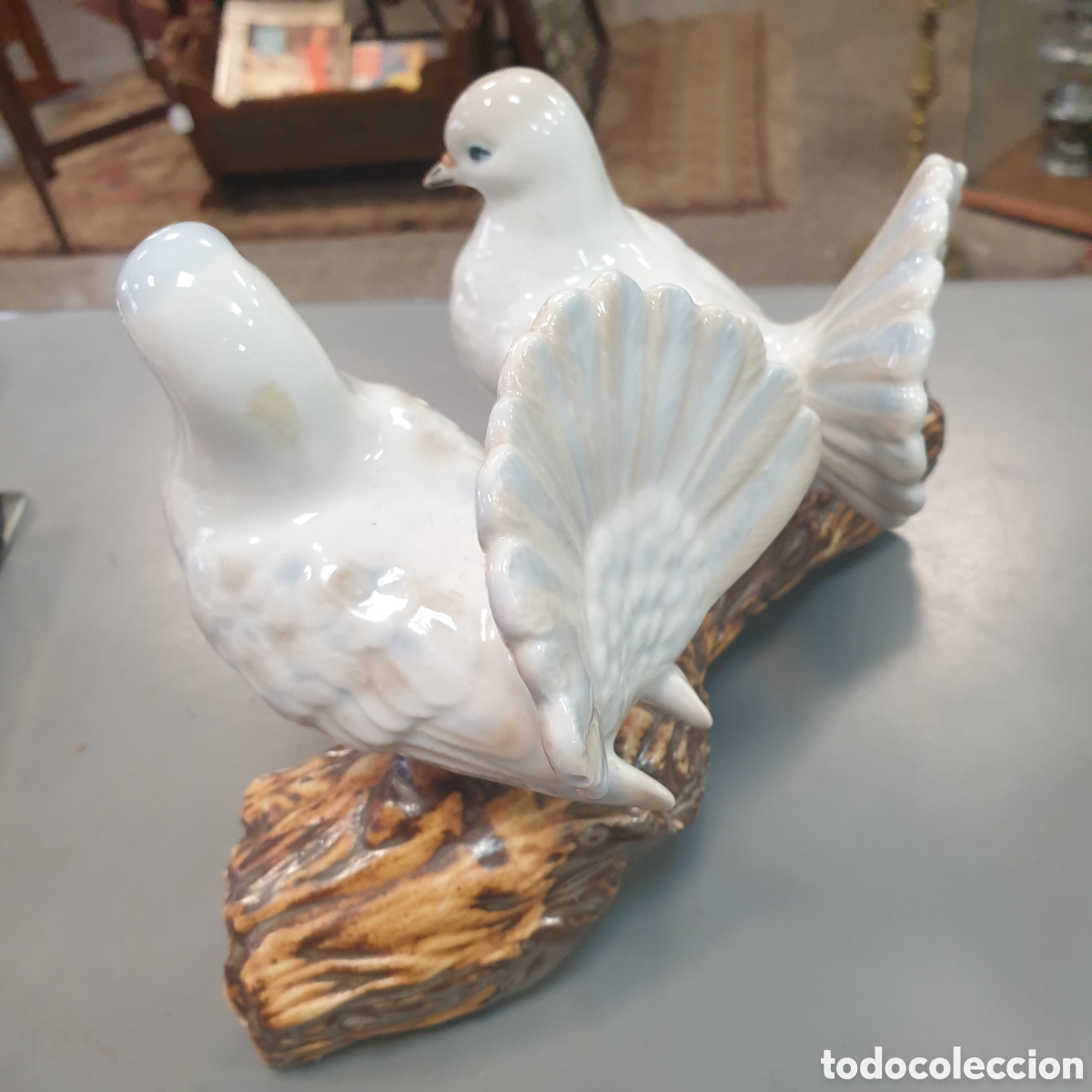 Antig&uuml;edades: Palomas en porcelana - Foto 3