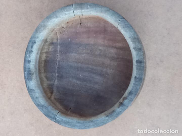 Antig&uuml;edades: MORTERO ANTIGUO DE MADERA CON SU MANO. - Foto 8