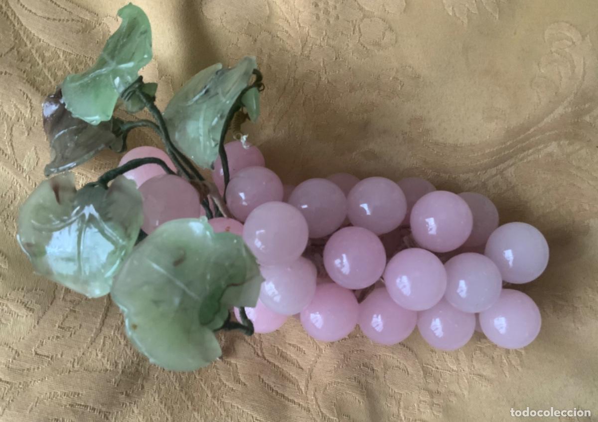 Antig&uuml;edades: RACIMO UVAS DE CUARZO ROSA Y CRISTAL - Foto 1