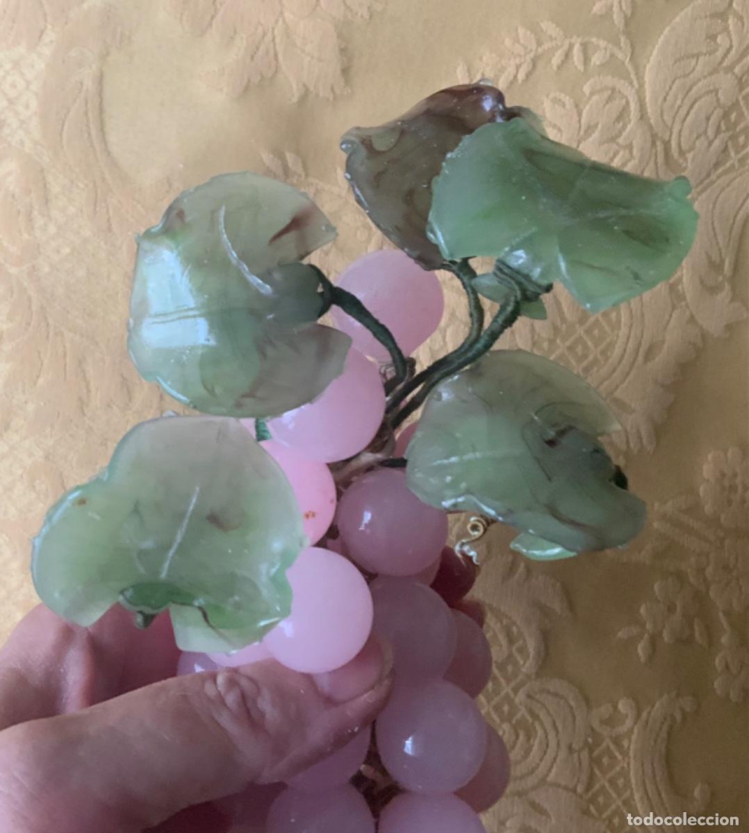 Antig&uuml;edades: RACIMO UVAS DE CUARZO ROSA Y CRISTAL - Foto 5
