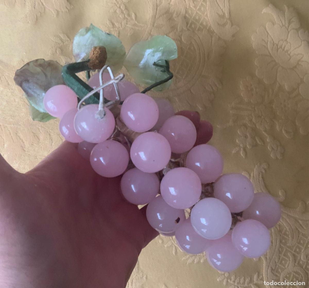 Antig&uuml;edades: RACIMO UVAS DE CUARZO ROSA Y CRISTAL - Foto 6