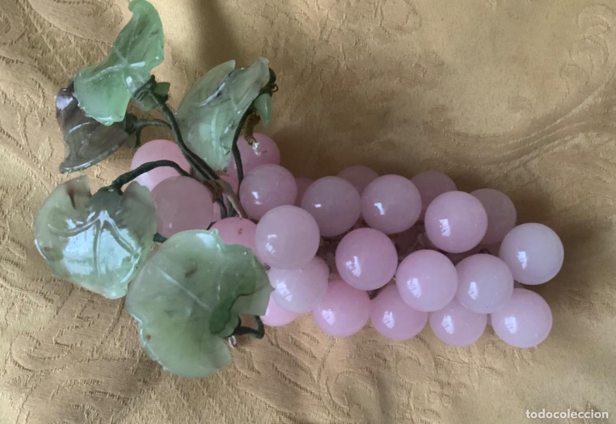Antig&uuml;edades: RACIMO UVAS DE CUARZO ROSA Y CRISTAL - Foto 7