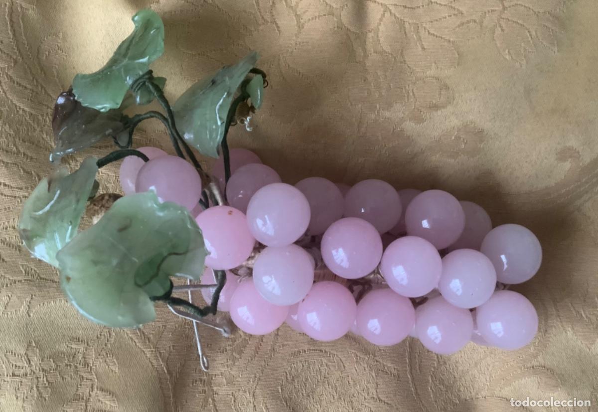 Antig&uuml;edades: RACIMO UVAS DE CUARZO ROSA Y CRISTAL - Foto 9