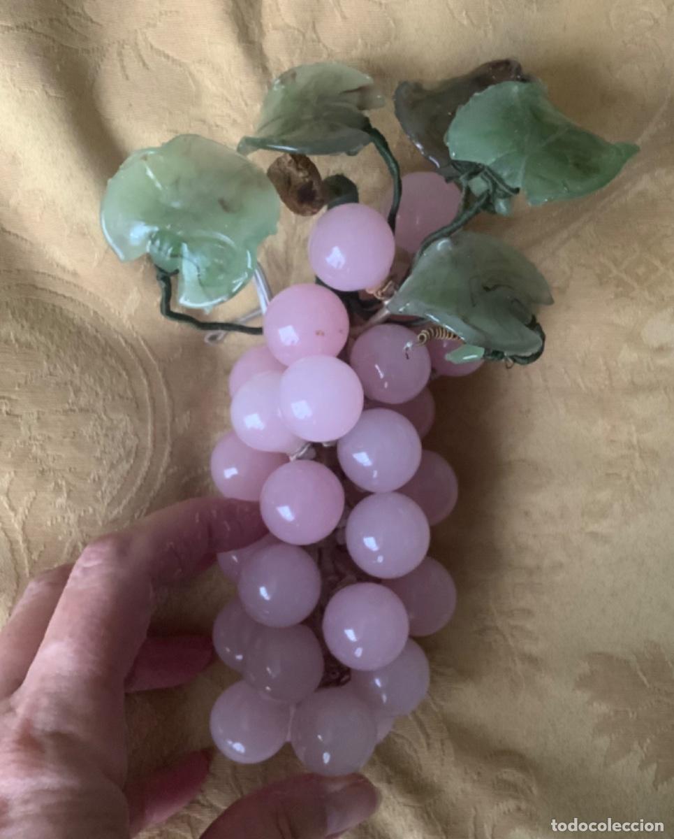 Antig&uuml;edades: RACIMO UVAS DE CUARZO ROSA Y CRISTAL - Foto 10