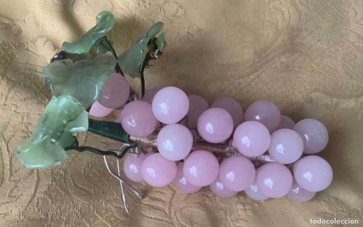Antig&uuml;edades: RACIMO UVAS DE CUARZO ROSA Y CRISTAL - Foto 11