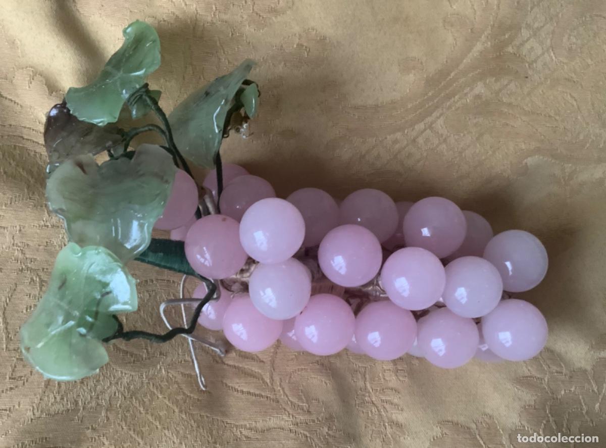 Antig&uuml;edades: RACIMO UVAS DE CUARZO ROSA Y CRISTAL - Foto 12