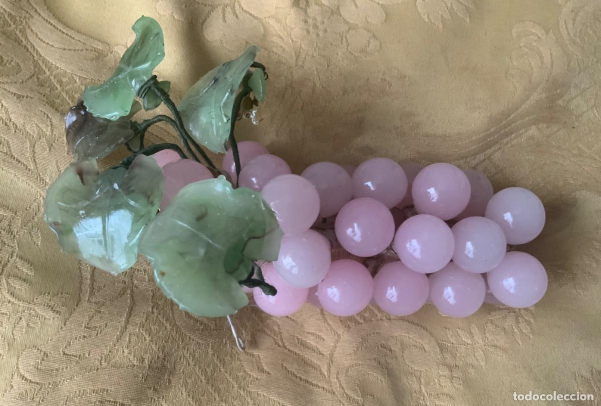 Antig&uuml;edades: RACIMO UVAS DE CUARZO ROSA Y CRISTAL - Foto 13