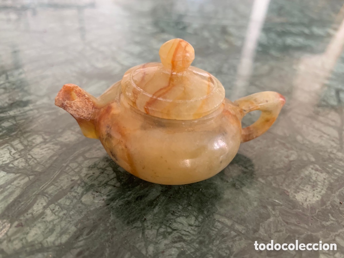 Antig&uuml;edades: Tetera en Jade - Foto 2