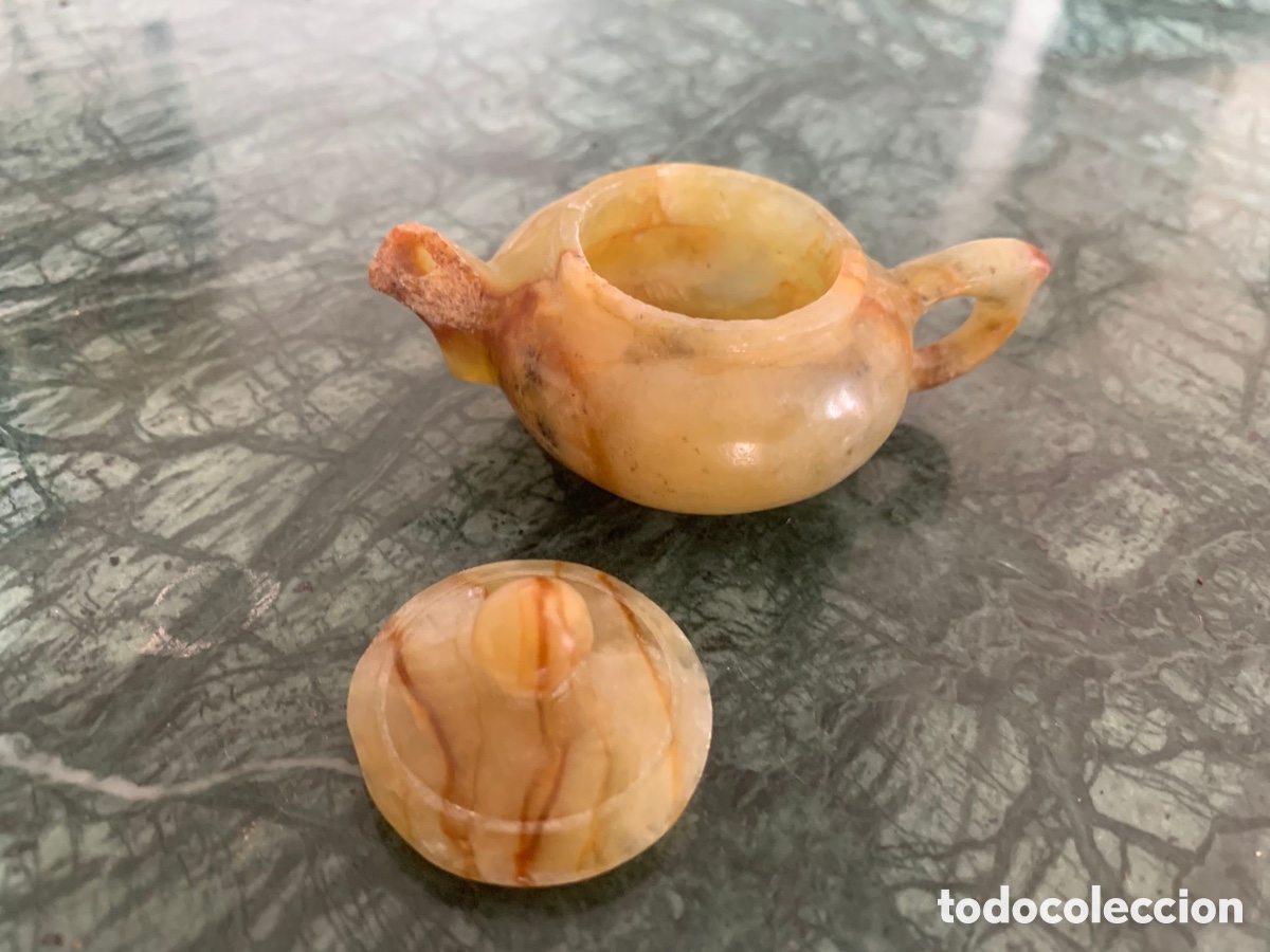 Antig&uuml;edades: Tetera en Jade - Foto 3