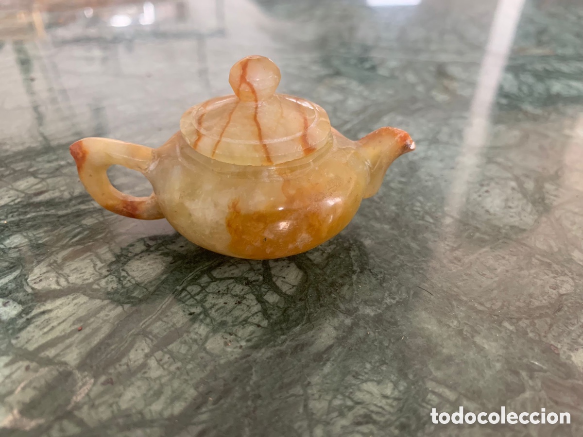 Antig&uuml;edades: Tetera en Jade - Foto 1