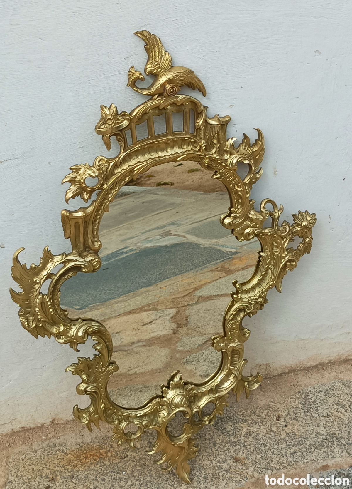 Antiguidades: Espejo de bronce