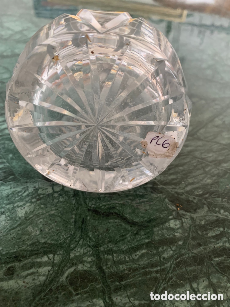 Antig&uuml;edades: Botella de cristal tallado - Foto 5